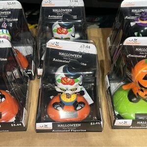 Halloween Solar Powered Bobbleheads set of 6